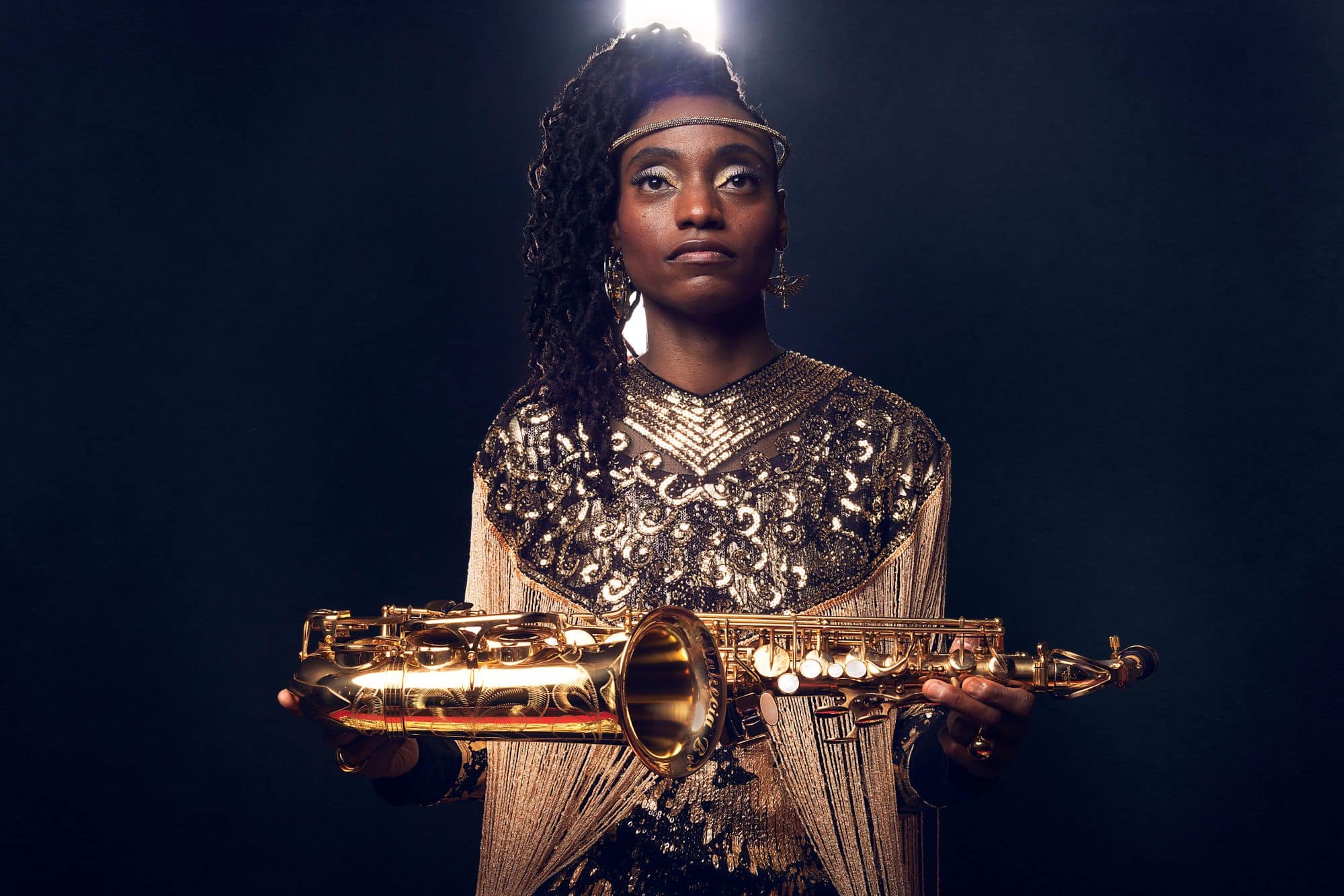Elle arrivera tout droit de New York: la saxophoniste américaine Lakecia Benjamin sera la tête d'affiche de ce 19e Grenoble Alpes Métropole Jazz Festival. © Elizabeth Leitzell