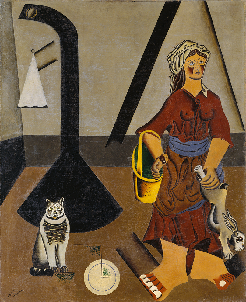 «Intérieur» de 1922: Le seul représentant de la première période, figurative, de l’artiste.