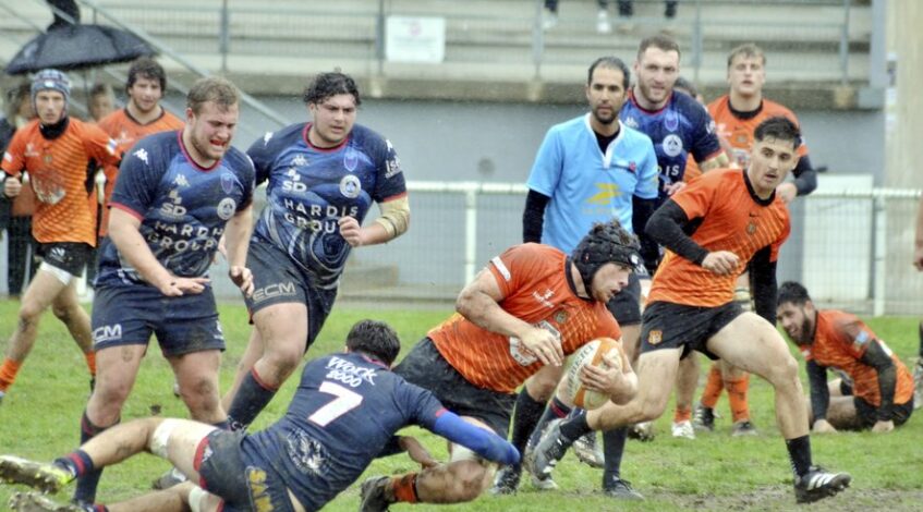 , Rugby à XV : face à Grenoble, les Espoirs de Narbonne se bonifient sous la pluie