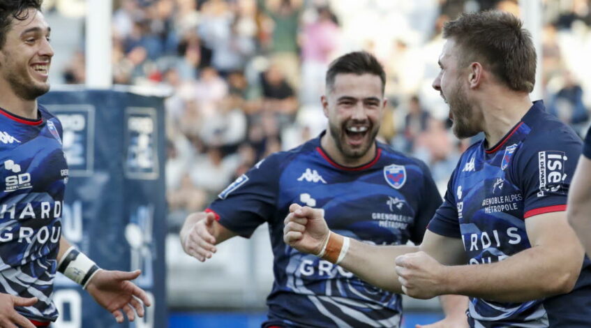 , Rugby &#8211; Pro D2 « Une super opération » : Grenoble, sans pitié avec Aurillac, remonte dans le top 6