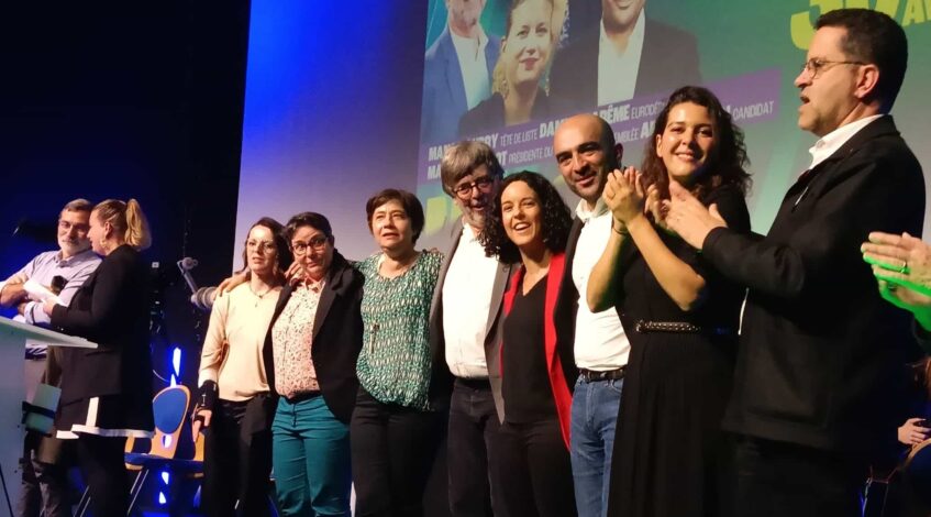 , Européennes 2024 : « Ils ne nous feront pas taire », lancent Manon Aubry et Mathilde Panot, au mee­ting LFI de Grenoble