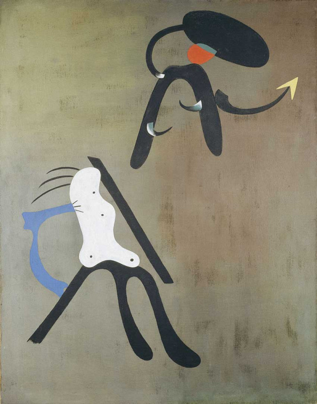 Joan Miró, Étoile, nichons, escargot, soleil, comète, palpitation de la chair, 11 novembre 1937 © Successió Miró / ADAGP, Paris 2024 © RMN-Grand Palais / Georges Meguerditchian / Centre Pompidou, MNAM